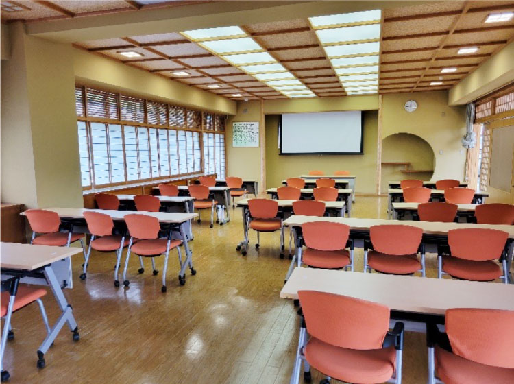 教室:高校授業もキャンパス内で集中して学べる